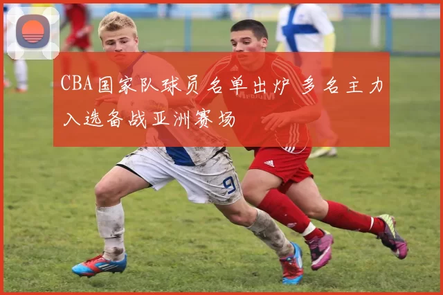 CBA国家队球员名单出炉 多名主力入选备战亚洲赛场